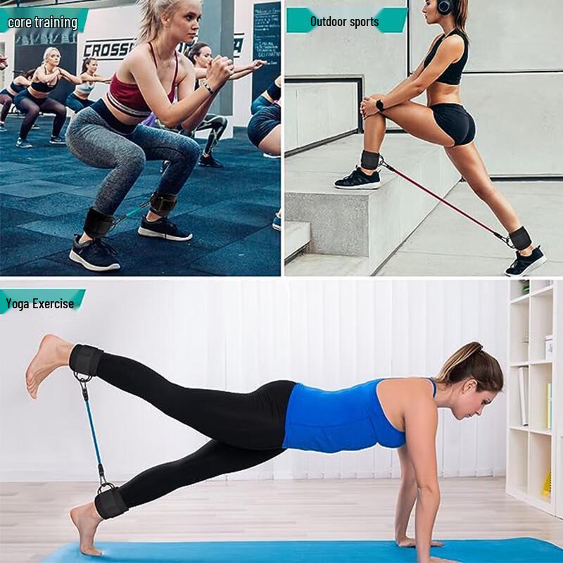 XINBODA Mykang Ankle Strap Resistance Band Trainer Kit M
