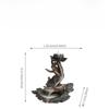 Creative Lotus Backflow Incense Holder Zen Feng Shui Hand Sculpture Aromatherapy Burner Home Decor for Office Living Room