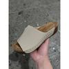 New foreign trade slope heel slippers women's thick bottom women's sandals casual and light large size