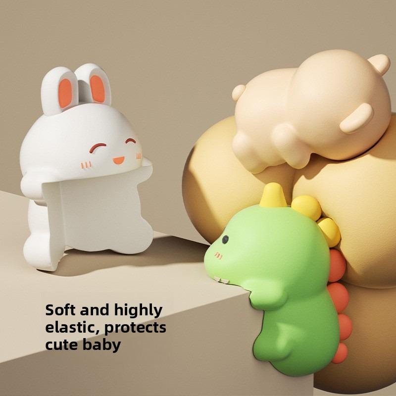 2/8pcs Mini Corner Protector Table Edge Soft Packaging Anti-Collision Strip For Children Cartoon Sticker Baby Protection