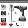 Electric Drill Lithium Battery Blender & Egg Beater: Stainless Steel Mixer for Meat Paste & Household Use