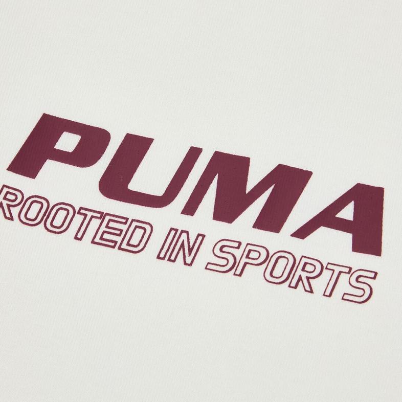 Puma Graphic Round Neck Color Block Retro Cool Short Sleeve T-Shirt Unisex Tops 696371-98