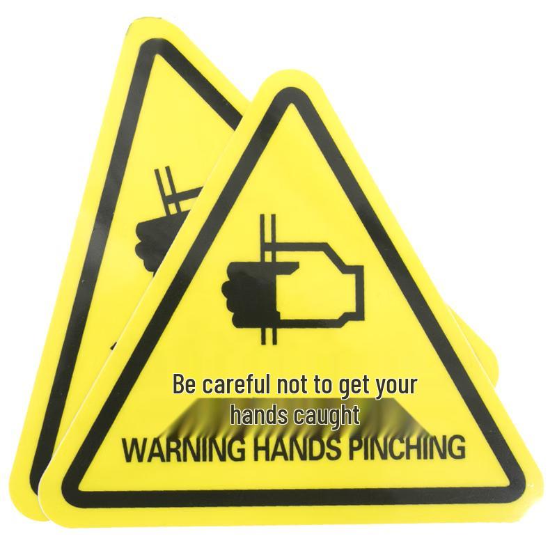 Hesdige Industrial Safety Warning Stickers 8*8cm