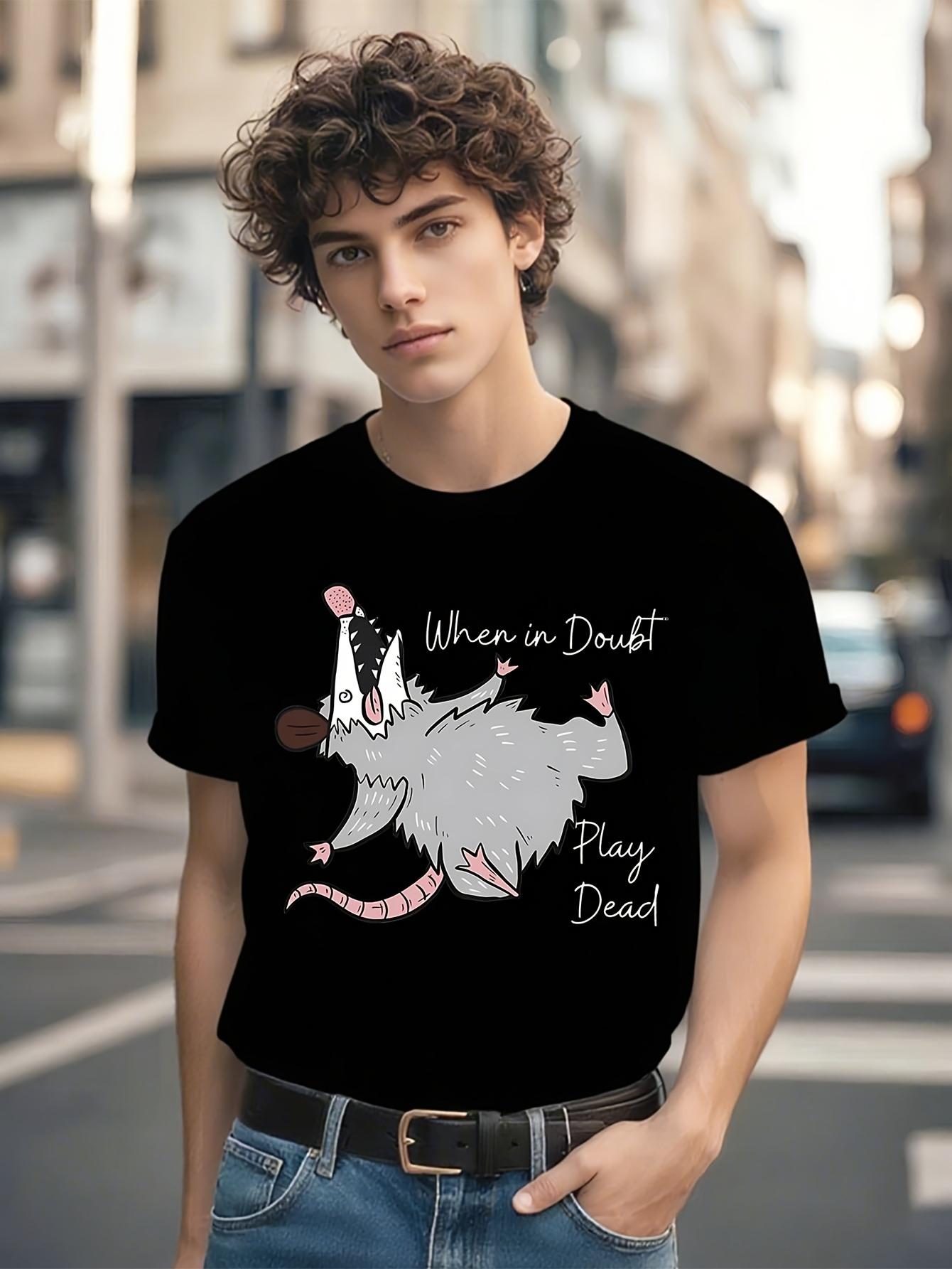 Opossum Tshirt Funny Tshirt Funny Possum Tee Shirt Saying... S