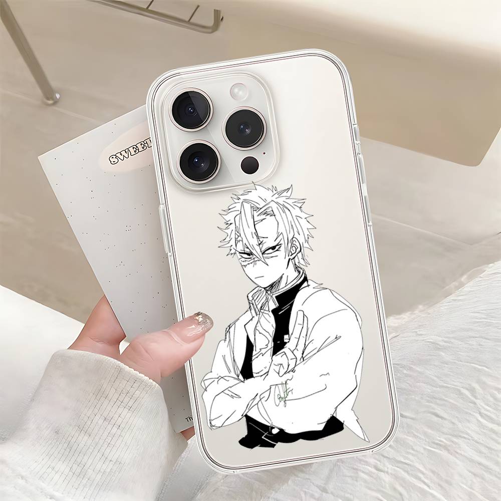 Cute S-Shi-na-zugas-was Phone Case For IPhone 17 16 15 14 Plus 13 12 11 Pro Max Phone Back Cover Transparen