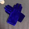 1 Pair Etiquette Short Gloves Sexy Gold Velvet Opera Party Gloves Sports Driving Warm Lady Mittens Swan Velour Evening Gloves
