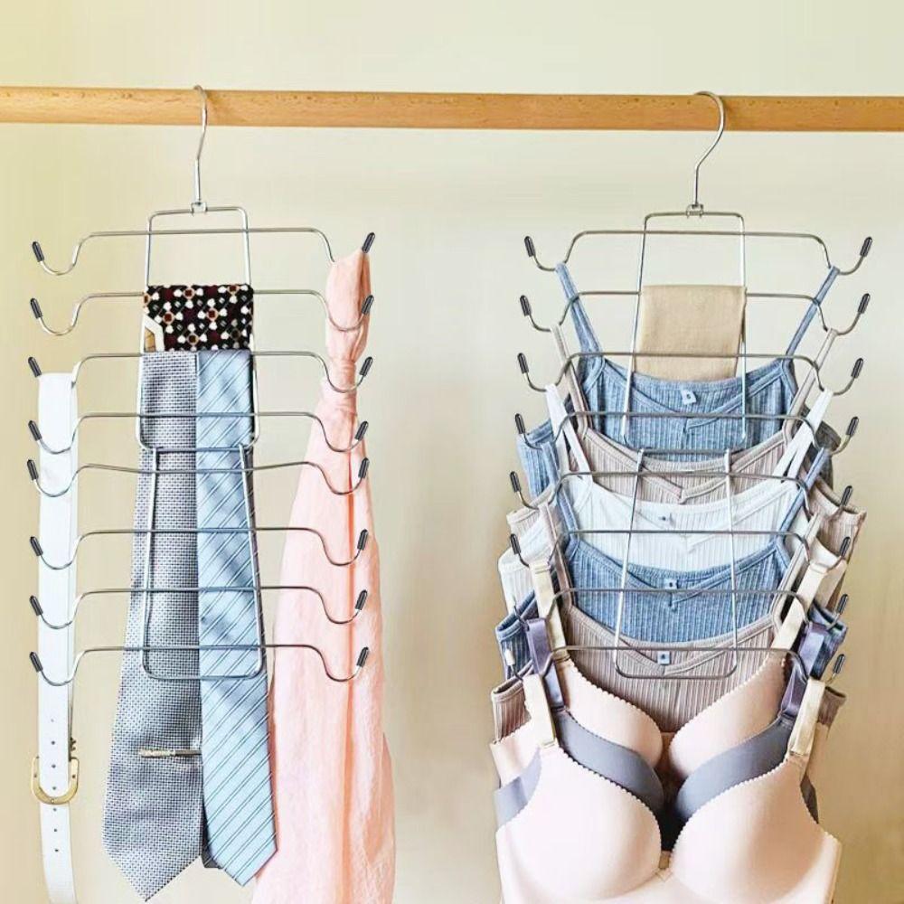 

Convenient Portable Hanger with Clips Metal Hangers for Yoga Pants C