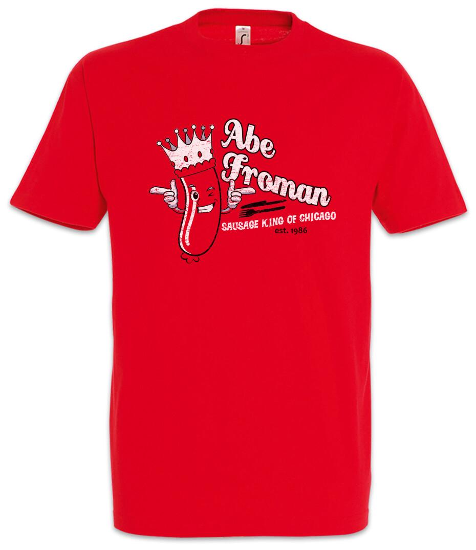 Abe Froman T-Shirt Ferris Sign Bueller s Symbol Day Logo Off Company Sausage 4XL