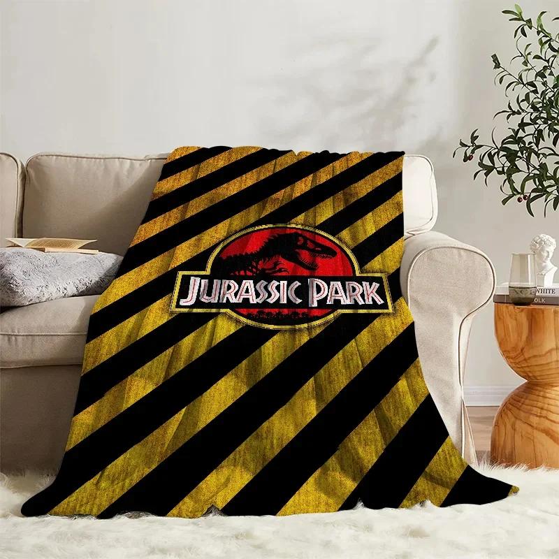 Fluffy Blanket  J-Jurassic Park Bed Sofa Camp Nap Bedroom Decor Bedspread Soft Fleece Home Textile Birthday Wedding Gift Blanket