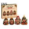 Sauberes, schmutzfreies Bastel-3D-Perlen-DIY-Set, Lebensechtes Weihnachtstier-Perlen-Set, Kreatives DIY-Kunst- und Bastelset, Handgefertigtes, Einfaches Stickset für