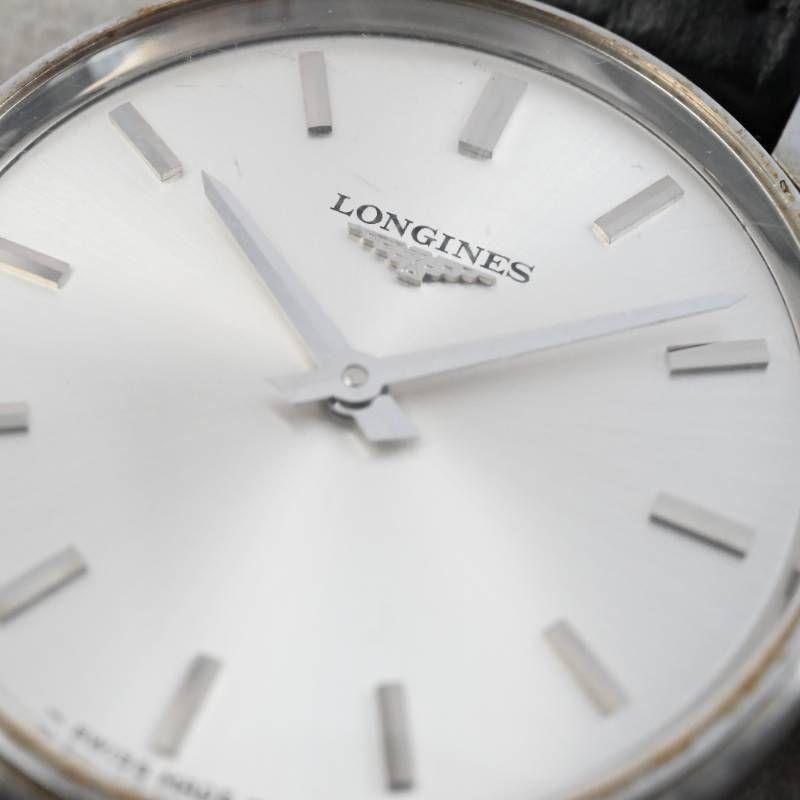 Used [Real item] Vintage LONGINES Unisex manual winding wristwatch rare