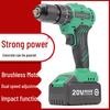 Taiyis 20V Brushless Cordless Drill with High Torque, Strong Magnet, All-Copper Motor, Two-Speed, and Lithium Battery.