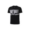 Men's Air Character Printing Round Neck Pullover Short Sleeve Black T-Shirt 862432-010