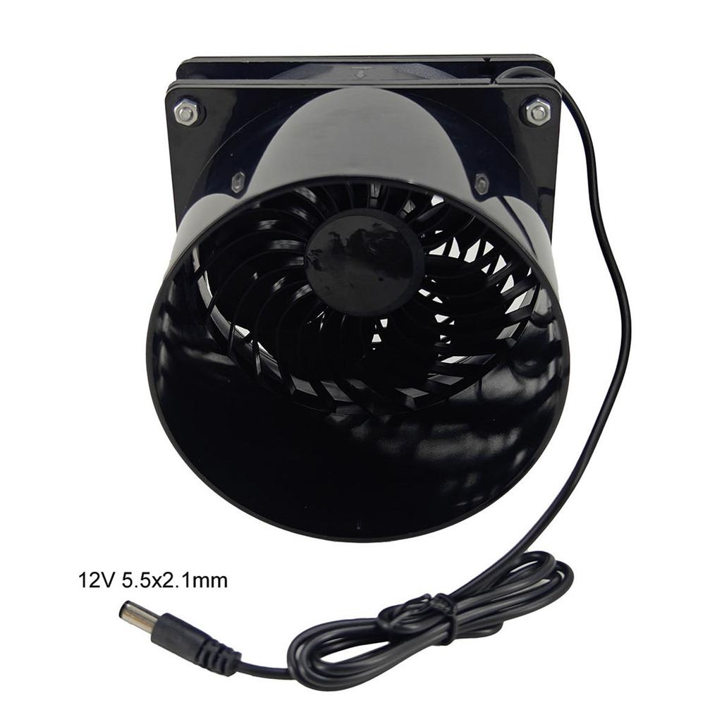 12V Odsávací ventilátor pro kancelář, venkovní použití, psí boudu, kurník, skleník, vodotěsný