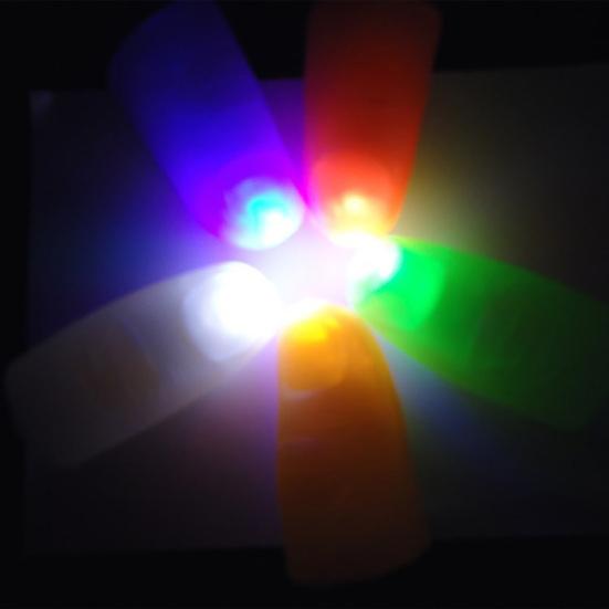 2Pcs Thumb Finger Light Battery Powered Colorful Party Supply LED Thumb Light
