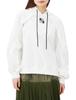 Double Standard Clothing ESSENTIAL Cutout Hoodie 2508-110-241 Women's Off-White