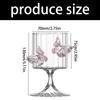 Premium 250Ml Pink Butterfly Engraved Highballs Glass Easy Cleaning Beverage Container Ideal For Gift And Decors