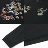 Tailor Toyo TT69470 Long sleeve embroidery Ska DRAGON Sukajan EMBROIDERED Taylor Toyo Tops T-shirt T-shirt (L)