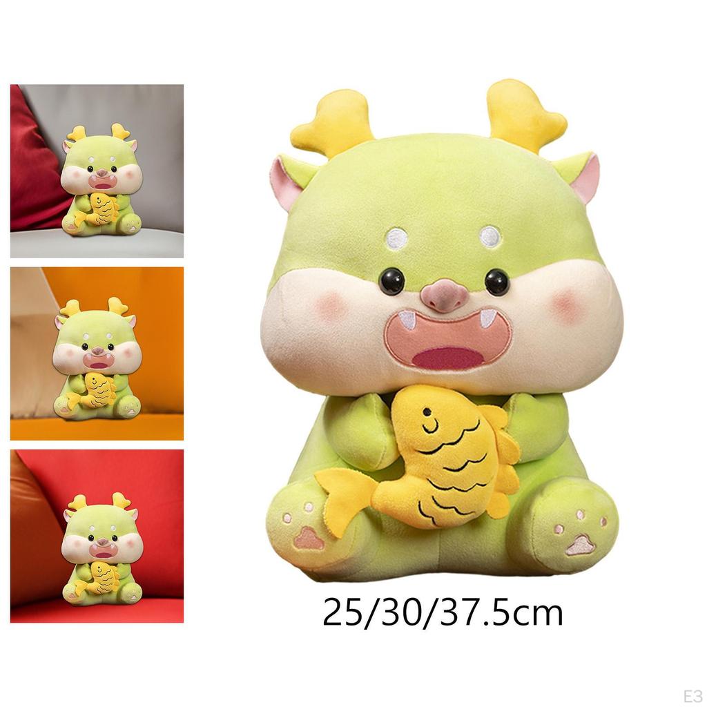 Dragon Animal Year Mascots Cute Soft Festival Decoration Lucky Toys for Office
