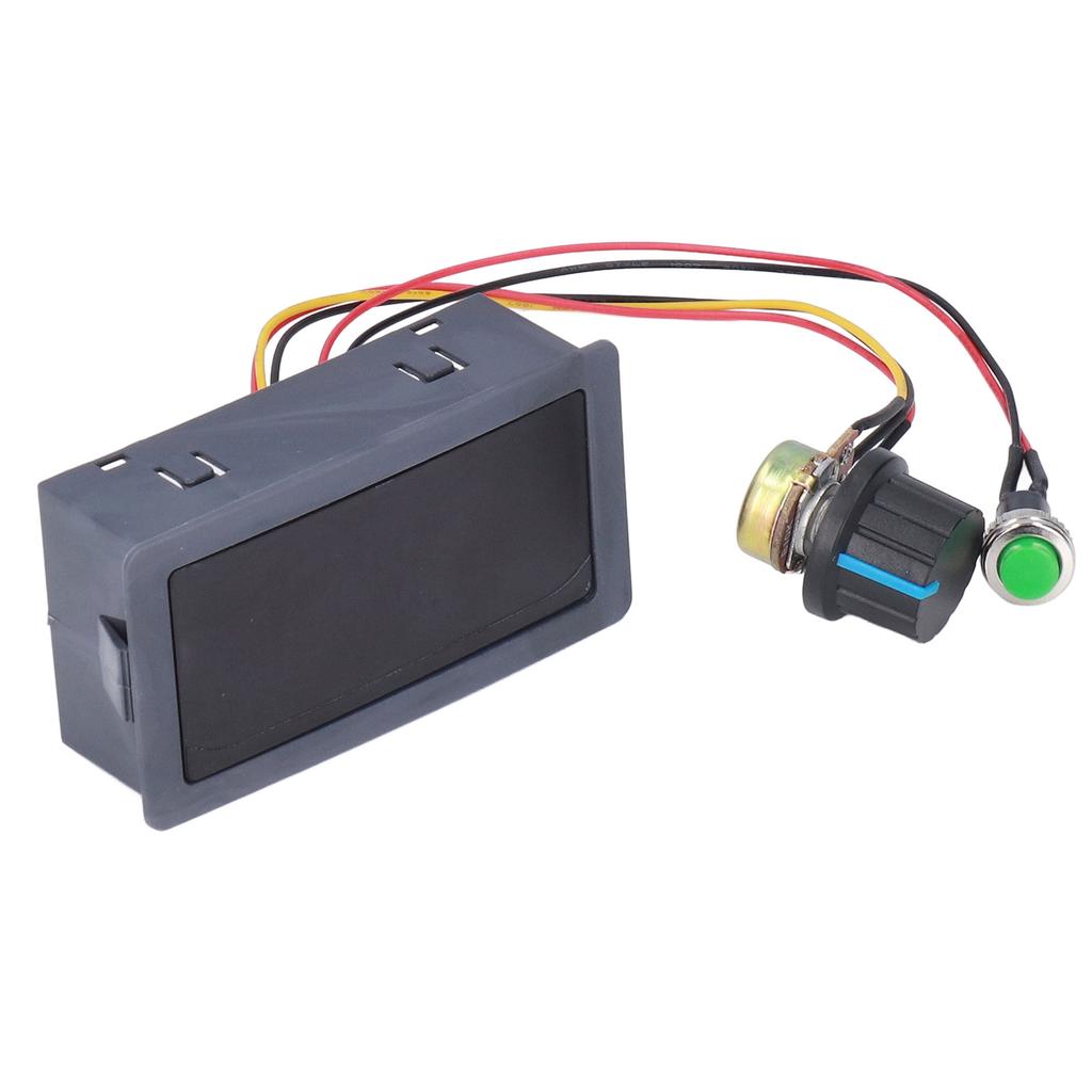 DC Motor Speed Controller Digital Display PWM Stepless Speeds Control Switch with 0.56in LED
