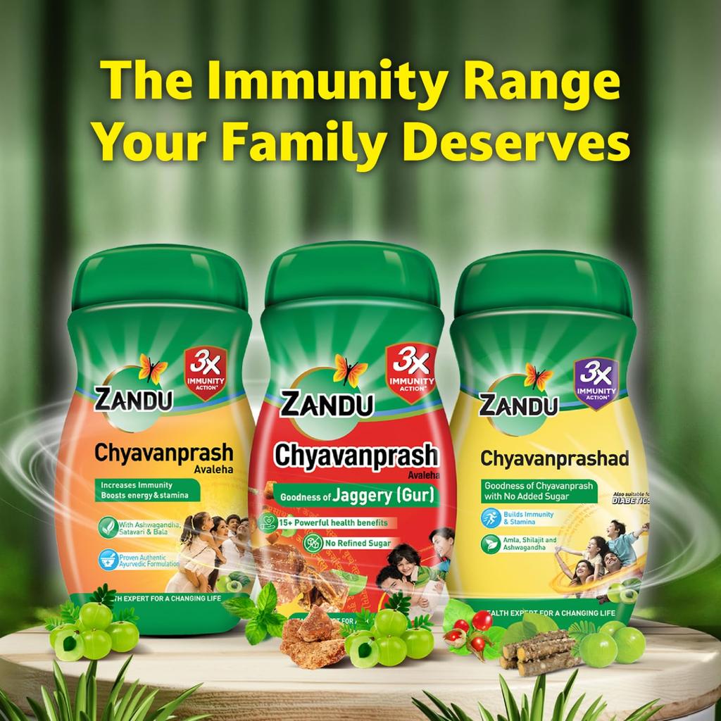 Zandu Chyawanprash Avaleha 910 g | Ayurvedic Energy & Immunity Booster with Powerful Herbal Ingredients
