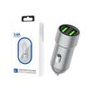 3.4A Fast Charging Car Charger Adapter Fast Charging Adapter for Car Metal Car Charger Safe Auto Charger for Daily Life Business