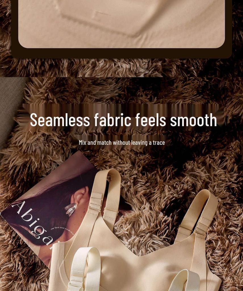 Anti-Sagging Seamless Bra for Small & Big Chests: Lifts, Gathers, and Minimizes for a Fuller Look