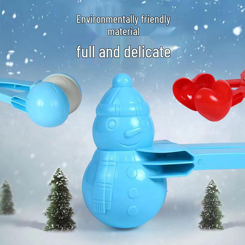 Large Snowball Maker Set - Duck, Heart, Snowman Shapes