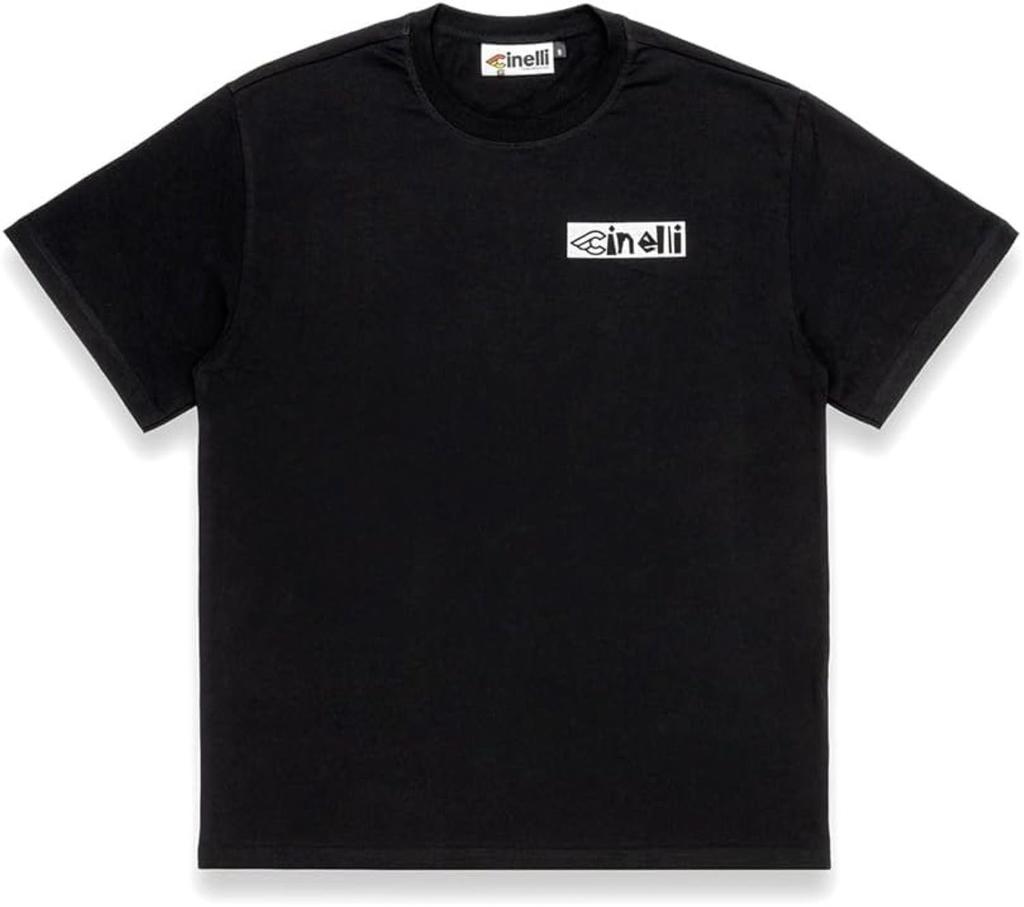 Gruppo Cinelli WE BIKE HARDER 2023 Short Sleeve Size L T-Shirt, Black,