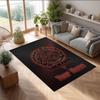 Linkin Park Crystal Velvet Rug, Custom Name Text Personalized Non‑Slip Floor Mat for Home Decor Gift