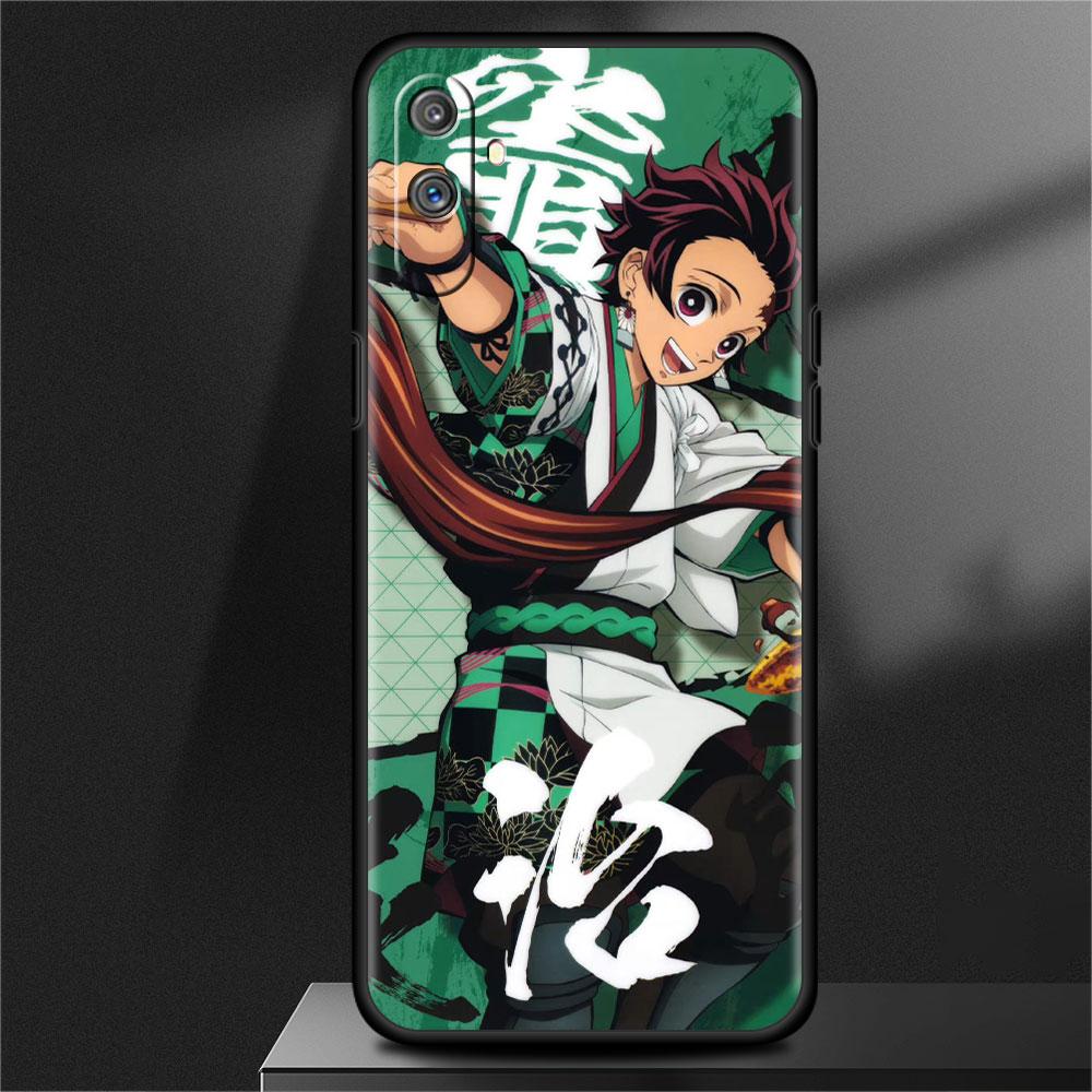 Case For Oppo Realme 8 C21Y 8i GT Neo 2 3 C21 7 9 Pro 6 C35 C20 Master C15 C12 C11 Silicone Phone Cover Demon Slayer Anime Funda
