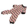 Striped Dog Pajamas Classic Lightweight Warm Comfortable Stretchy Dog Clothes Jumpsuit for Spring S