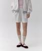 KIRSH Line Detail Track Shorts [White]