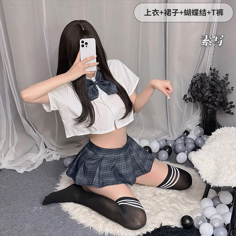 Fun pleated skirt underwear female sexy jk uniform seduction passion suit pure cute student skirt generation