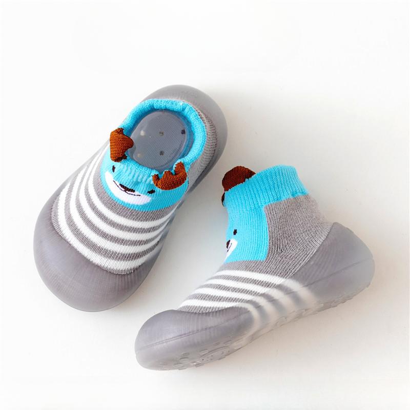 

Мультяшные полосатые удобные и легкие носки и обувь для малышей, подходят для детей в возрасте 1-3 лет 26-27