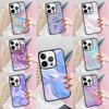 Holographic Iridescence Capa Phone Case Cover For iPhone 17 Air 16 15 14 Plus 11 12 13 Pro Max Coque Shell Fundas