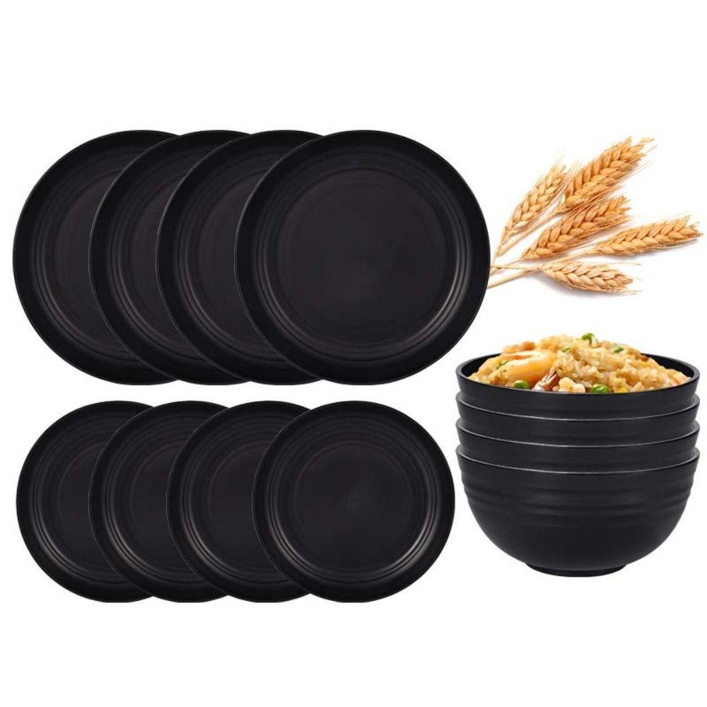 16pcs Unbreakable Party Tableware Set Reusable Dinnerware Kits  Family Gathering