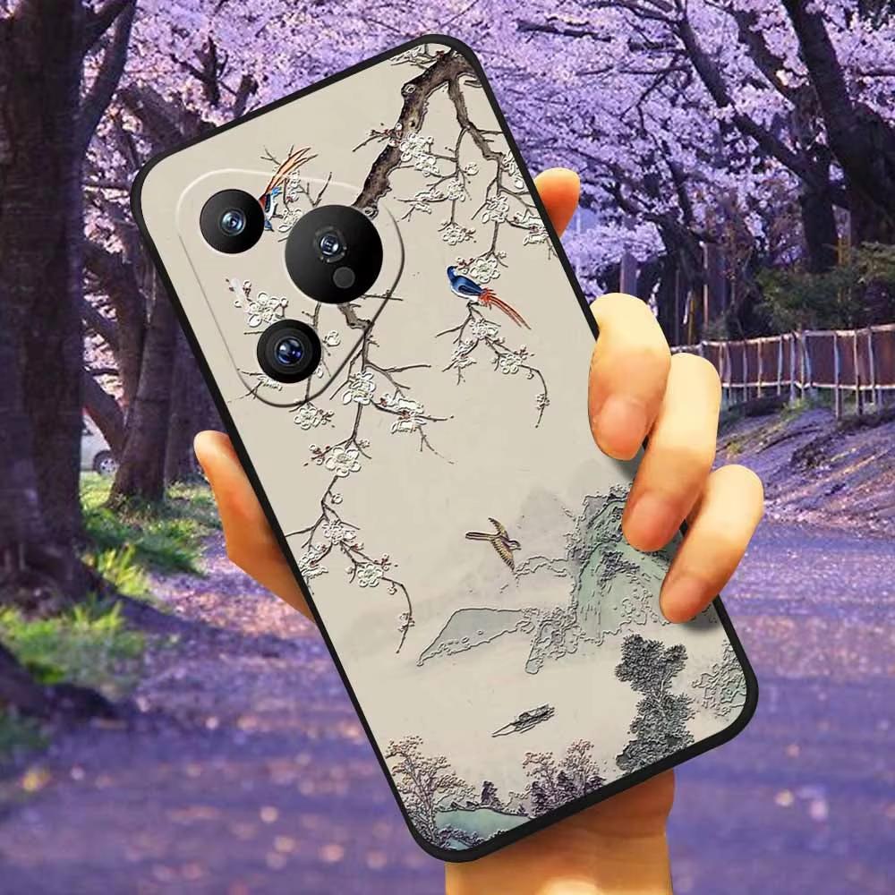 For Huawei Pura 70 Case Emboss Owl 3D Relief Silicone Soft Back Cases For Huawei Pura 70Pro+ Cover 70 Pro 70 Ultra Shell Printed