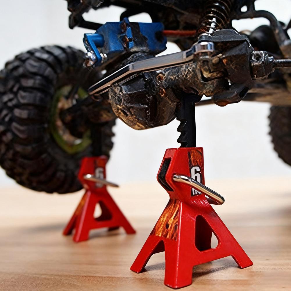 6-ton Simulated Jack Support Lifting Sub Frame Jack Simulation Accessories For Remote Toy Car Truck Tire Replacement