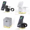 Foldable 4-in-1 Magnetic Wireless Charger for Phone, Watch, Earphones, and Stand
