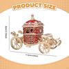 Carriage Jewelry Box Decor Holder Keepsake Organizer for Dresser Anniversaries Desktop