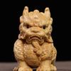 Thuja sutchuenensis Solid Wood Carved Tea Toys Kirin Tea Pet Ornament Home Crafts and Cultural Toys Kung Fu Tea Set Accessories