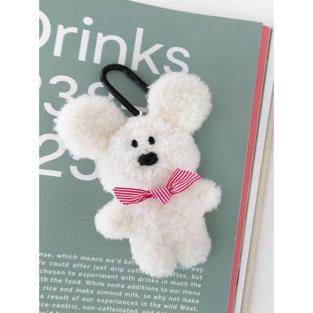 Romane LittlePaper Bouclé-Schlüsselanhänger