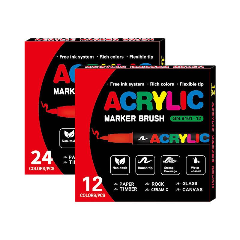 Soft Tip Acrylic Marker for Kids - Layerable, Opaque, DIY Graffiti Art Supplies