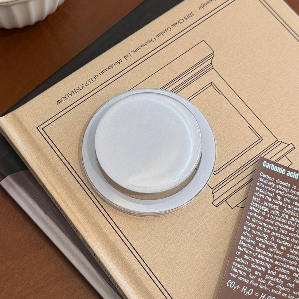 Ins Style Solid Color Simple Magnetic MagSafe Mobile Phone Holder Small Fresh Candy Color Retractable High-end Sense