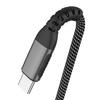 Data Cable 2-in-1 Fast Charging 5A PD 100W Type-C To Type-C Charging Cord for Laptop