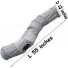 Cat Tunnel Tube Toy Kit Collapsible 2 Way Grey Plush, Pet Tunnels for Indoor Cats, Long Tubes for Puppy, Kitty, Kitten, Rabbit for Playtime &