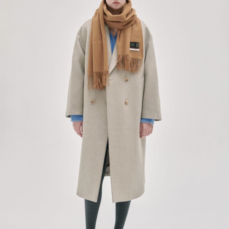 NILBY P 23WN cashmere muffler [3colors]