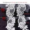Luxury DIY Bride Garment Accessories Sewing Patch Lace Applique Lace Fabric Embroidery