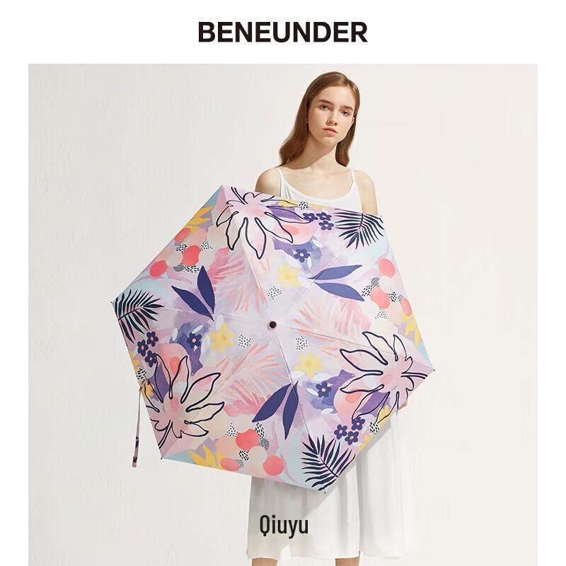 

Jiaoxia 5-Fold Compact UV Protection Sun & Rain Umbrella